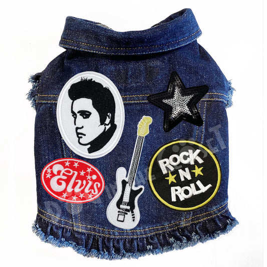 Elvis Denim Dog Jacket alternate view