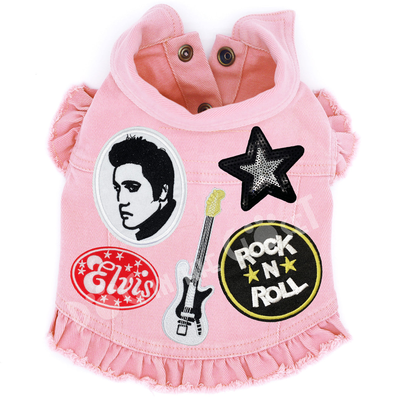 Elvis Denim Dog Jacket alternate view