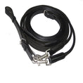 Load image into Gallery viewer, Henri de Rivel Advantage Draw Reins - Rounded Nylon / Leather Snap - image 3

