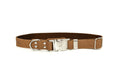 Load image into Gallery viewer, Modern Style Quick-Release Khaki Leather Dog Collar
