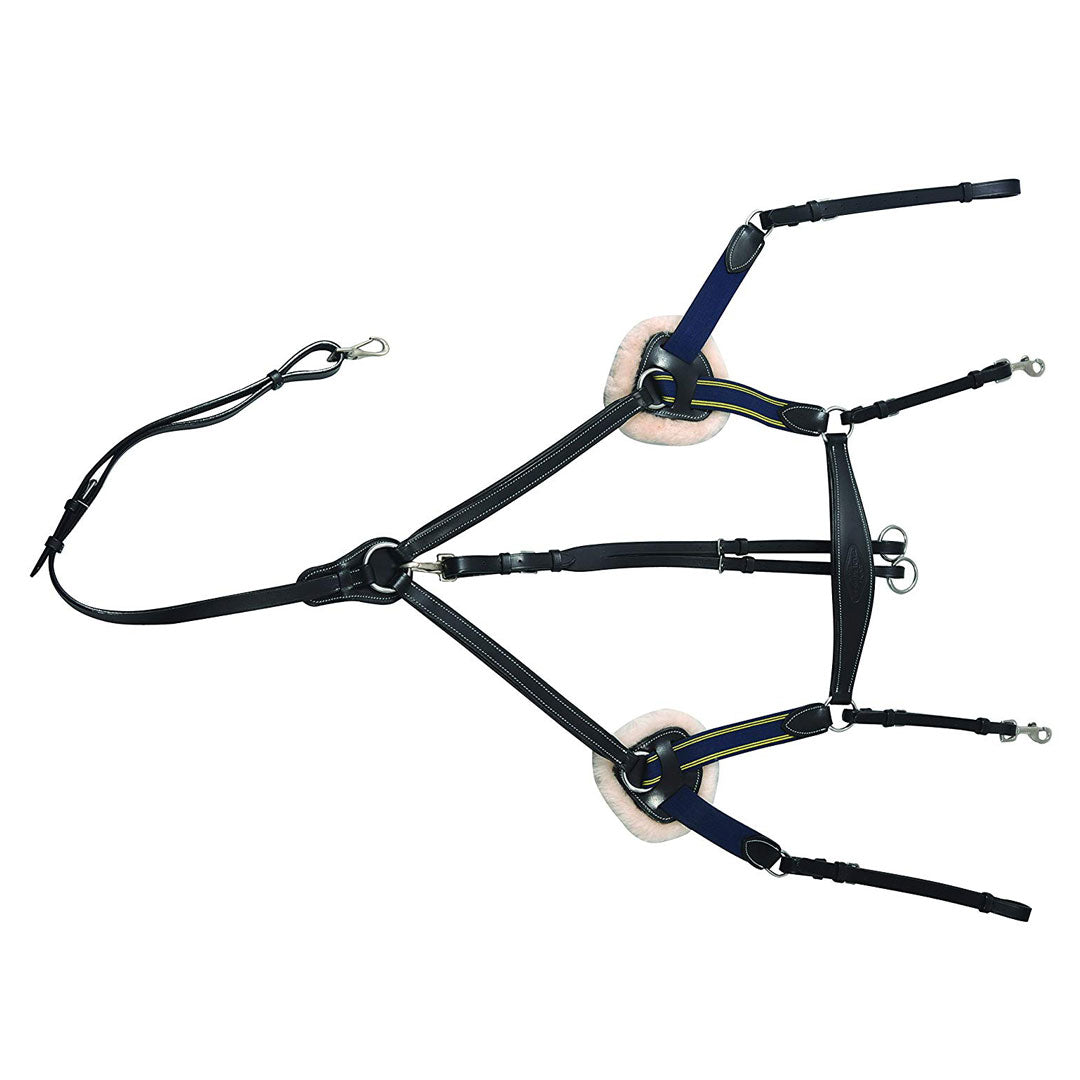 Henri de Rivel Pro 5 Point Elastic Breastplate Martingale with Running Attachment - image 7