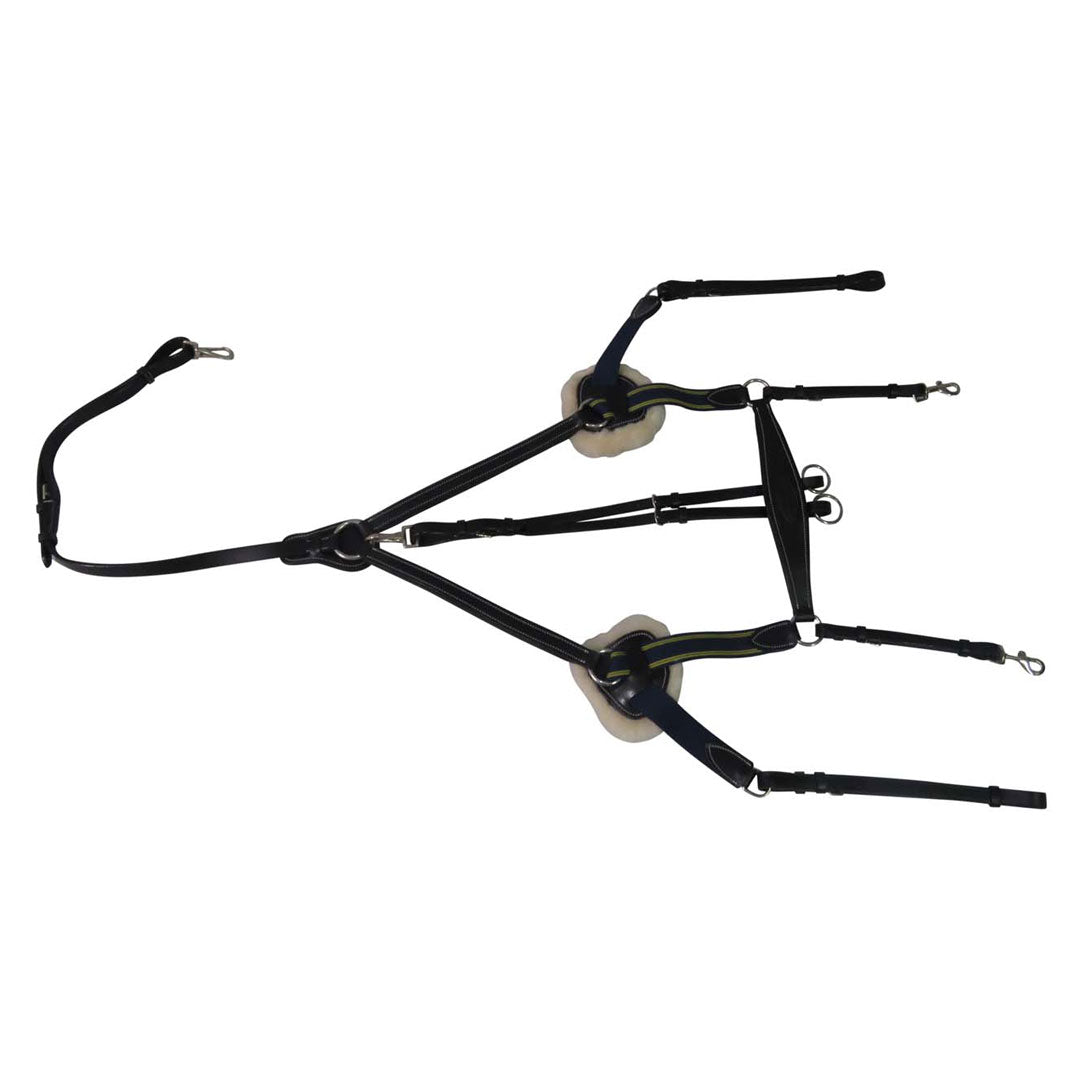 Henri de Rivel Pro 5 Point Elastic Breastplate Martingale with Running Attachment - image 6