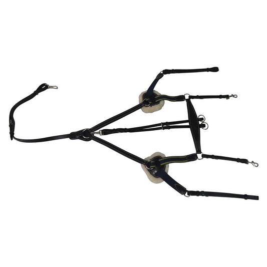 Henri de Rivel Pro 5 Point Elastic Breastplate Martingale with Running Attachment - image 6