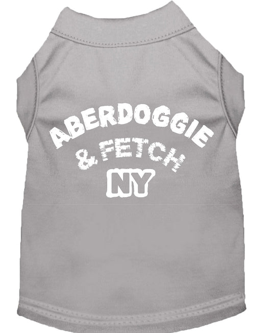 Pet Shirt "Aberdoggie and Fetch NY"