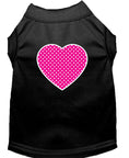 Load image into Gallery viewer, Pet Shirt "Pink Swiss Dot Heart"
