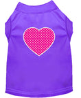 Load image into Gallery viewer, Pet Shirt "Pink Swiss Dot Heart"
