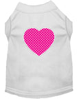 Load image into Gallery viewer, Pet Shirt "Pink Swiss Dot Heart"
