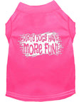 Load image into Gallery viewer, Pet Dog & Cat Shirt Screen Printed, "Dirty Dogs Have More Fun"

