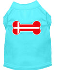 Load image into Gallery viewer, Pet Shirt "Bone Flag Denmark"
