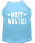 Load image into Gallery viewer, Pet Dog & Cat Shirt Screen Printed, "Most Wanted"
