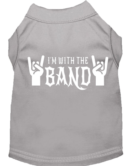 Pet Shirt "I'm With The Band"