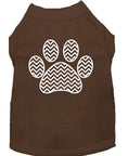 Load image into Gallery viewer, Pet Dog & Cat Shirt Screen Printed, "Chevron Paw"
