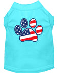 Load image into Gallery viewer, Pet Dog & Cat Shirt Screen Printed, "Patriotic Paw"
