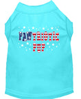 Load image into Gallery viewer, Pet Dog & Cat Shirt Screen Printed, "Pawtriotic Pup"
