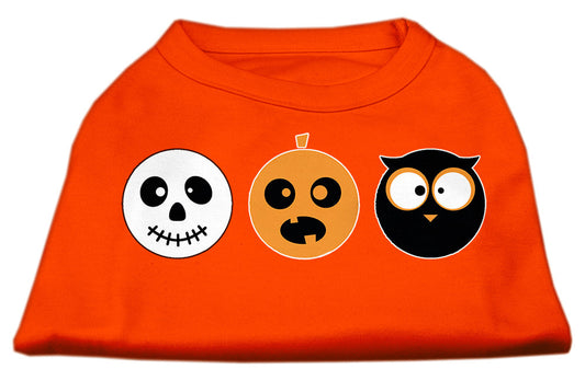 Halloween Pet Dog & Cat Shirt Screen Printed, "The Spook Trio"