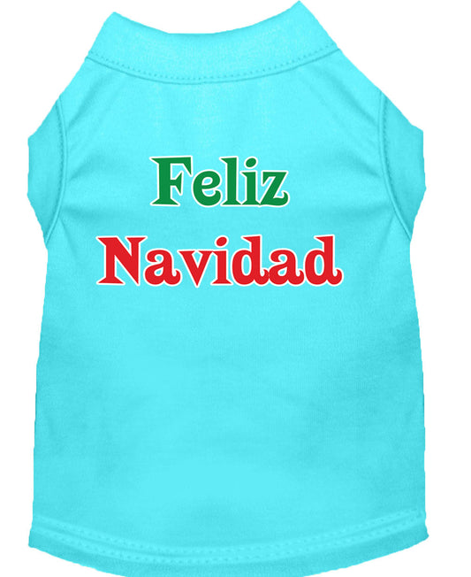 Christmas Pet Shirt, "Feliz Navidad"