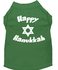 Load image into Gallery viewer, Hanukkah Pet Dog & Cat Shirt Screen Printed, "Happy Hanukkah"
