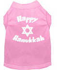 Load image into Gallery viewer, Hanukkah Pet Dog & Cat Shirt Screen Printed, "Happy Hanukkah"

