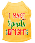 Load image into Gallery viewer, Christmas Pet Dog & Cat Shirt Screen Printed, "I Make Spirits Bright"
