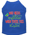 Load image into Gallery viewer, Christmas Pet Dog & Cat Shirt Screen Printed, "Who Needs Mistletoe"
