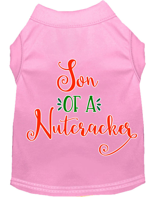 Christmas Pet Dog & Cat Shirt Screen Printed, "Son Of A Nutcracker"
