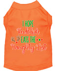 Load image into Gallery viewer, Christmas Pet Dog & Cat Shirt, "I Hope Rudolph Eats The Naughty List"
