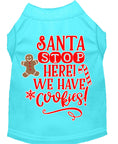 Load image into Gallery viewer, Christmas Pet Dog & Cat Shirt Screen Printed, "Santa, We Have Cookies"
