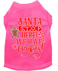 Load image into Gallery viewer, Christmas Pet Dog & Cat Shirt Screen Printed, "Santa, We Have Cookies"
