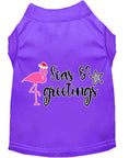 Load image into Gallery viewer, Christmas Pet Dog & Cat Shirt Screen Printed, "Seas and Greetings"
