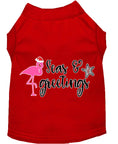 Load image into Gallery viewer, Christmas Pet Dog & Cat Shirt Screen Printed, "Seas and Greetings"
