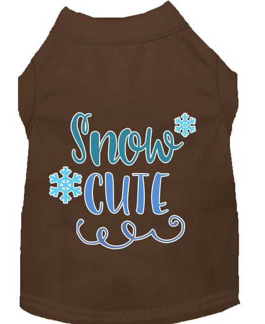 Christmas Pet Shirt "Snow Cute"
