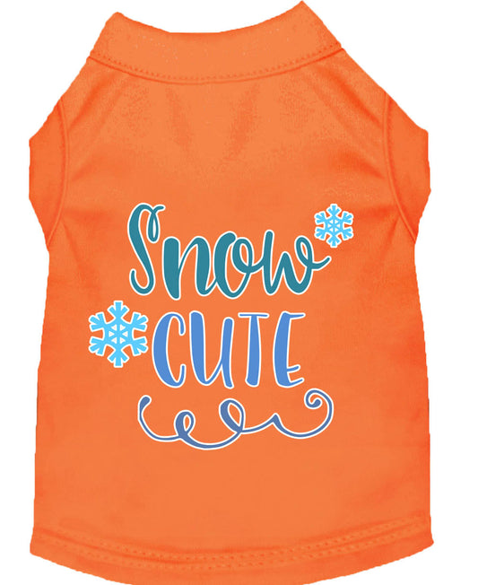 Christmas Pet Shirt "Snow Cute"