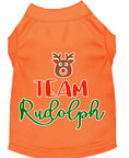 Load image into Gallery viewer, Christmas Pet Dog & Cat Shirt Screen Printed, "Team Rudolph"
