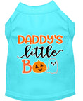 Load image into Gallery viewer, Halloween Pet Dog & Cat Shirt Screen Printed, "Daddy's Little Boo"
