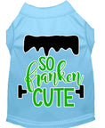 Load image into Gallery viewer, Pet Dog & Cat Shirt Screen Printed, "So Franken Cute"
