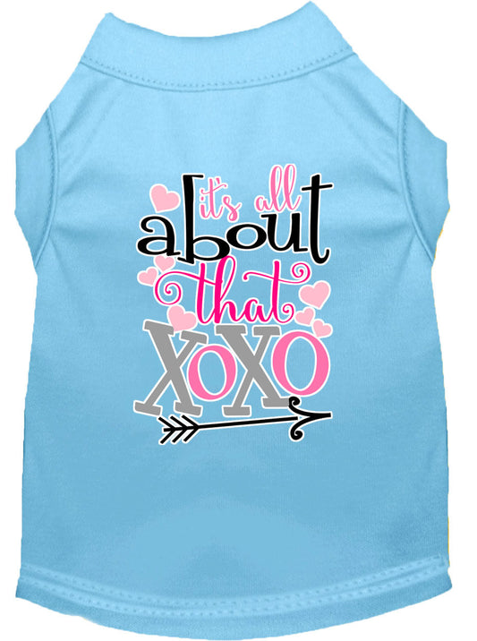 Pet Shirt "All About That XOXO"