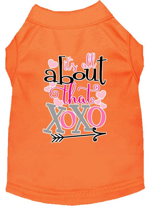 Pet Shirt "All About That XOXO"