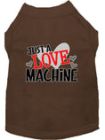 Load image into Gallery viewer, Pet Dog & Cat Shirt Screen Printed, "Just A Love Machine"

