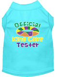 Load image into Gallery viewer, Pet Dog & Cat Shirt Screen Printed, "King Cake Tester"
