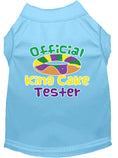 Load image into Gallery viewer, Pet Dog & Cat Shirt Screen Printed, "King Cake Tester"
