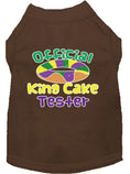 Load image into Gallery viewer, Pet Dog & Cat Shirt Screen Printed, "King Cake Tester"

