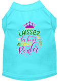 Load image into Gallery viewer, Pet Dog & Cat Shirt Screen Printed, "Laissez Les Bons Temps Rouler"
