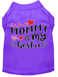 Load image into Gallery viewer, Pet Dog & Cat Shirt Screen Printed, "Mommy is my Bestie"

