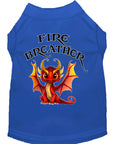 Load image into Gallery viewer, Pet Dog & Cat Shirt Screen Printed, "Fire Breather Dragon"

