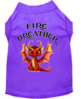 Load image into Gallery viewer, Pet Dog & Cat Shirt Screen Printed, "Fire Breather Dragon"

