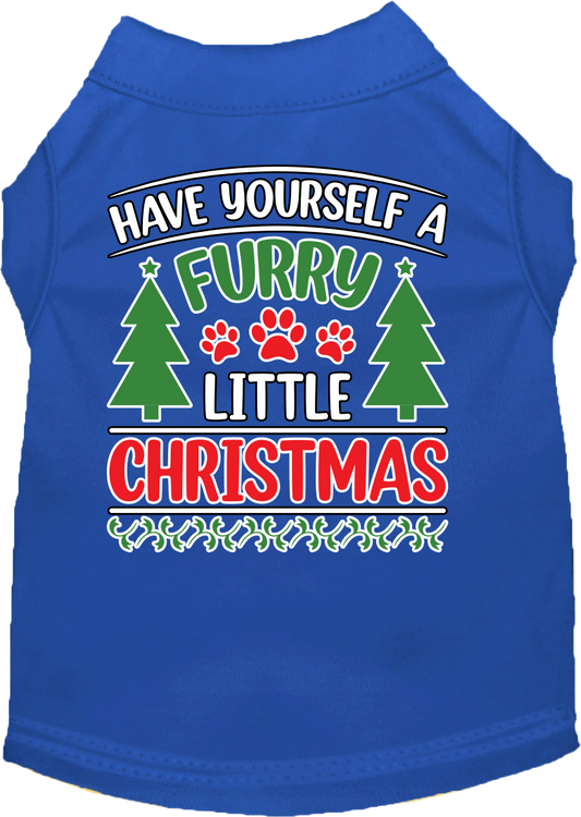 Christmas Pet Dog & Cat Shirt, "Have Yourself A Furry Little Christmas"