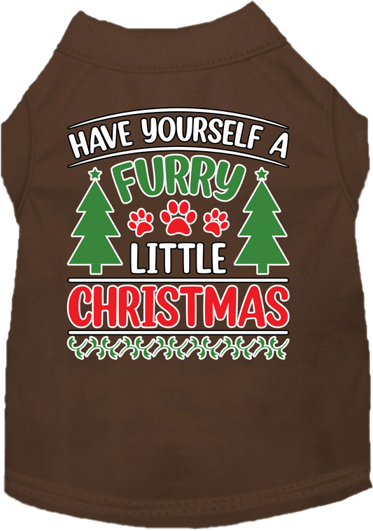 Christmas Pet Dog & Cat Shirt, "Have Yourself A Furry Little Christmas"