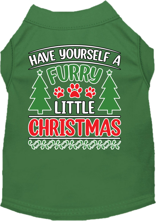 Christmas Pet Dog & Cat Shirt, "Have Yourself A Furry Little Christmas"