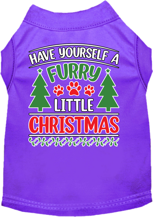 Christmas Pet Dog & Cat Shirt, "Have Yourself A Furry Little Christmas"