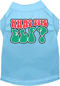 Load image into Gallery viewer, Christmas Pet Dog and Cat Shirt Screen Printed, "What The Elf"
